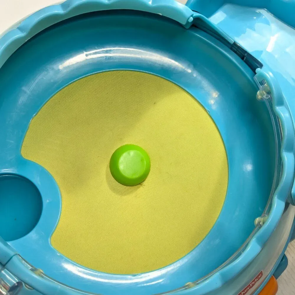 Fisher-Price Go Baby Go! Poppity Pop Musical Dino blue dinosaur toy NO BALLS